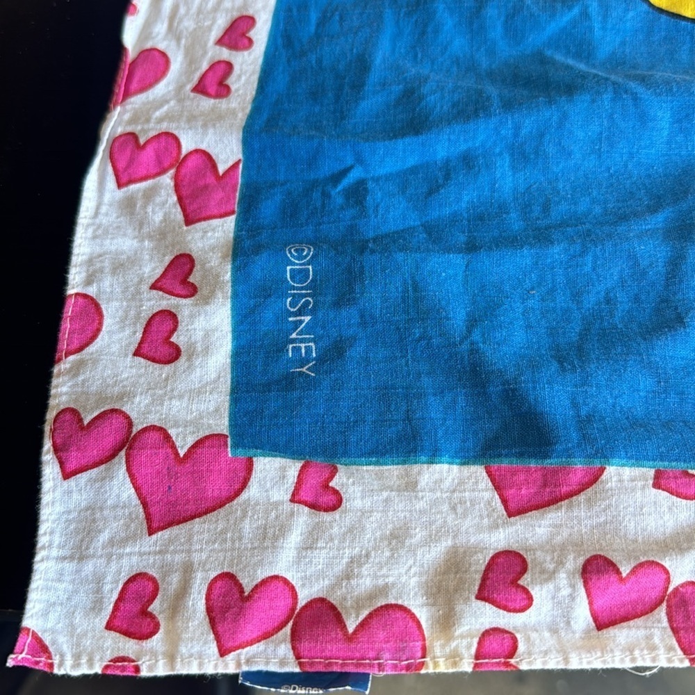 Vintage Disney Large 24x23 handkerchief - Picture 2 of 5